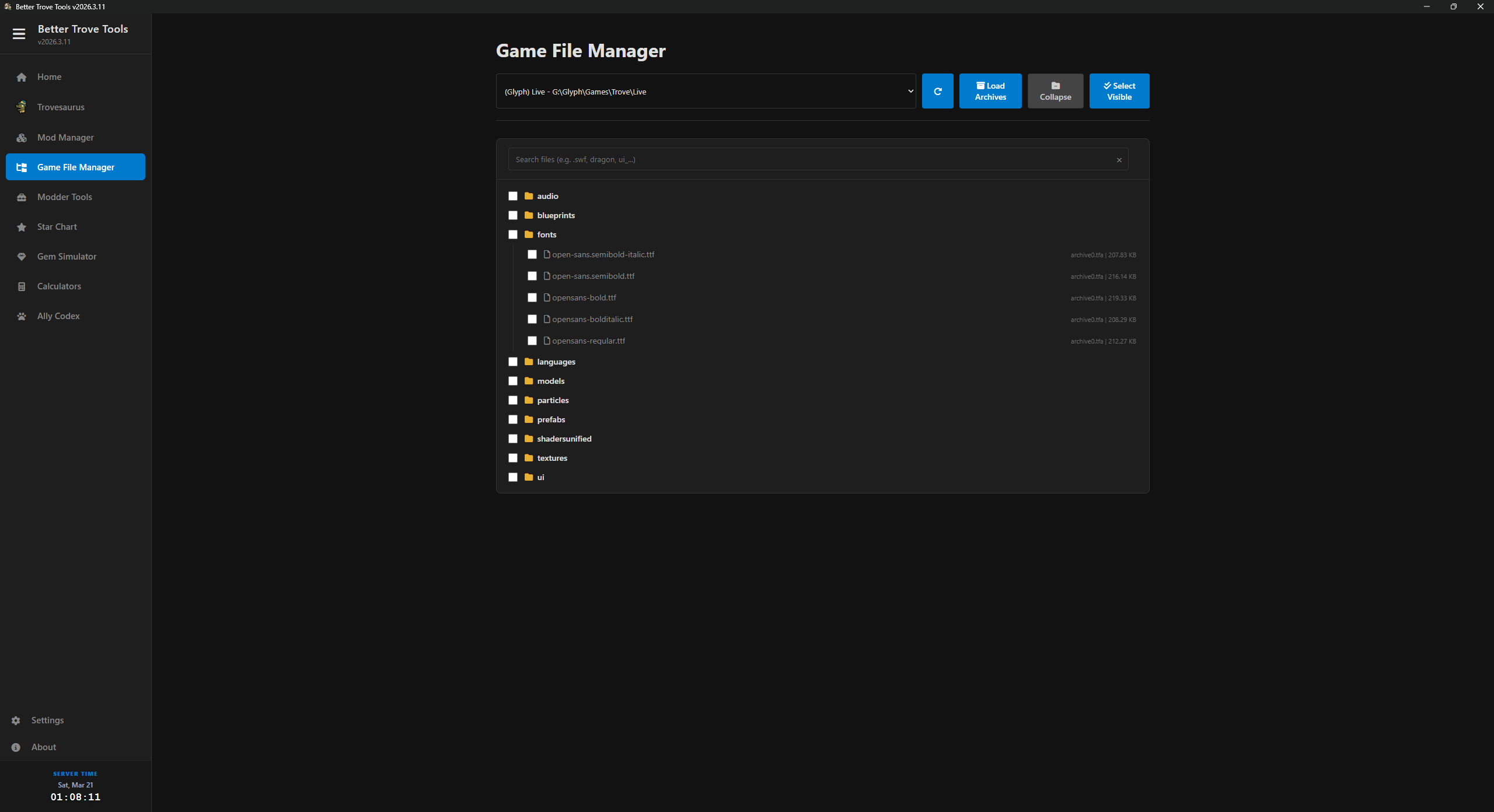 Game File Manager